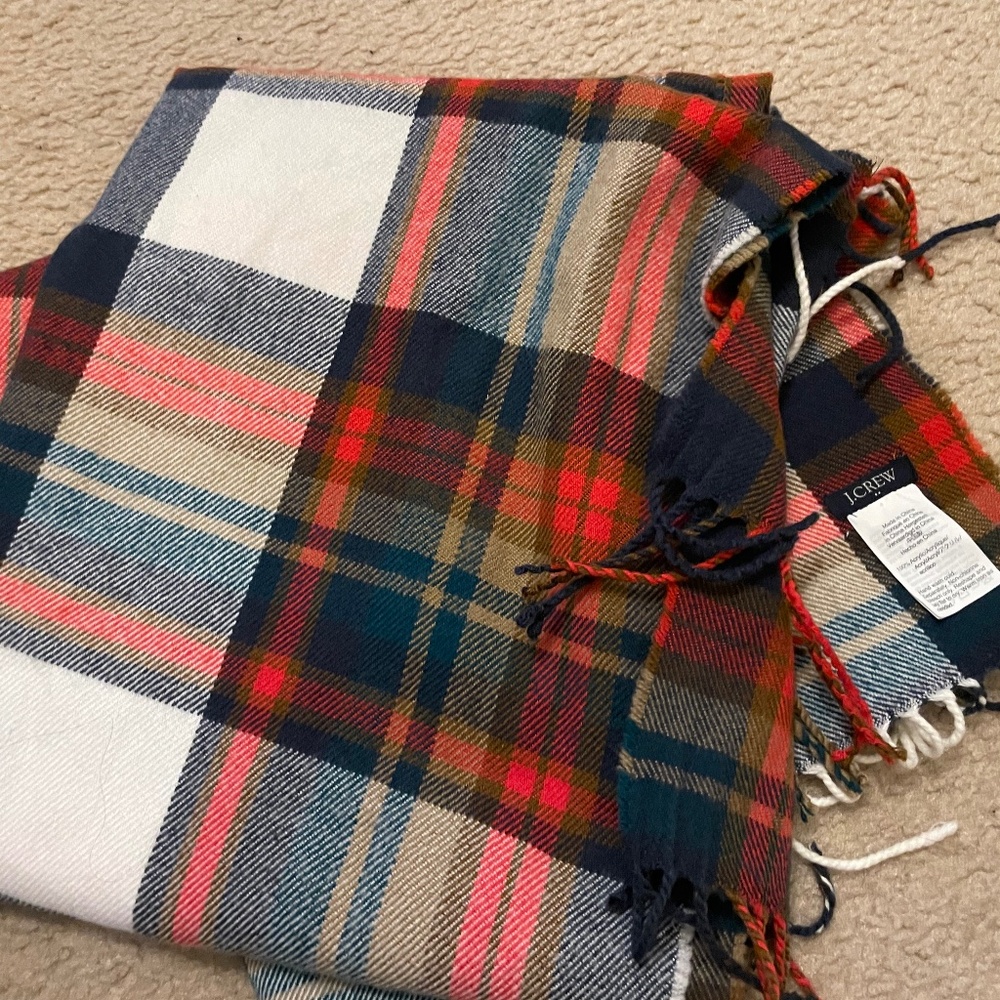 Jcrew classic plaid scarf